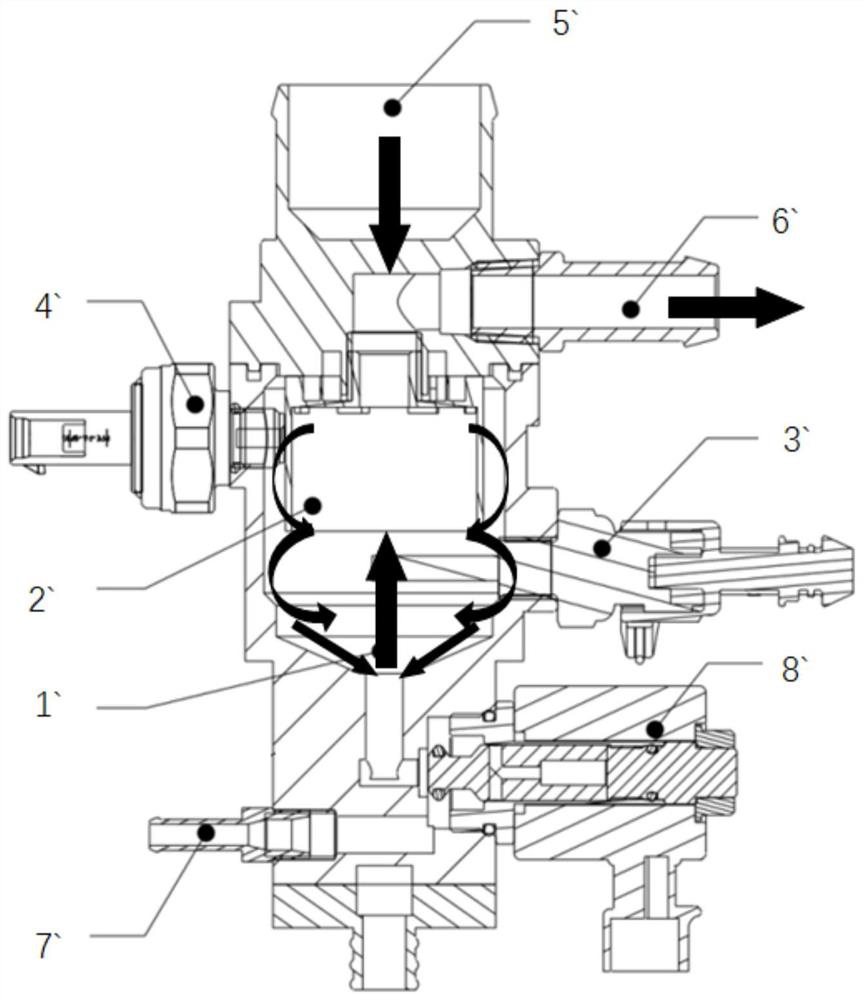Gas-liquid separator and fuel cell system