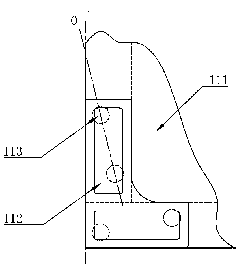 A packing box connector, base and packing box