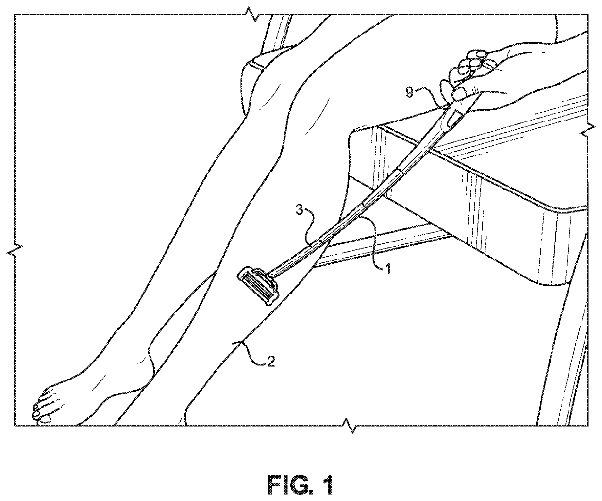 Adjustable razor and method of use