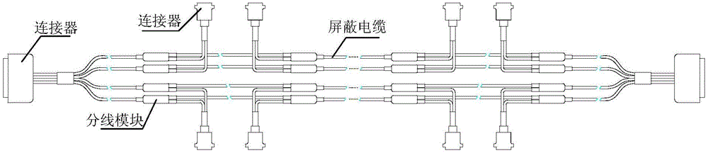 A kind of housing rigidity protection and pin transfer printing board networking method of csb bus cable network
