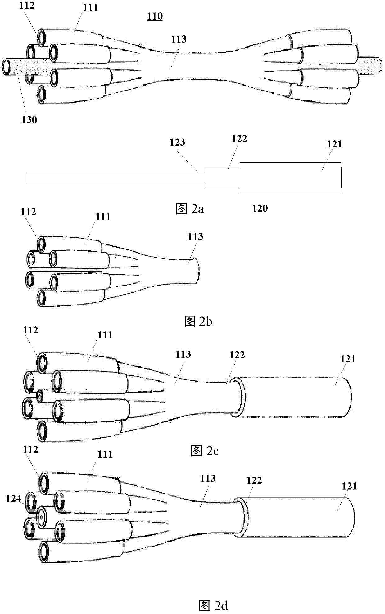 Large-mode-field fiber pumped coupler and manufacturing method thereof