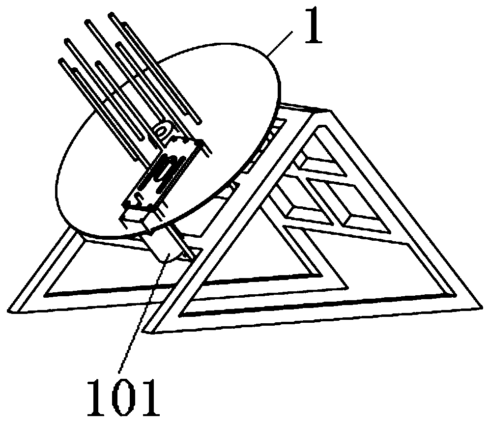 Hose unloading device