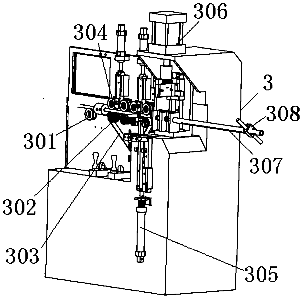 Hose unloading device