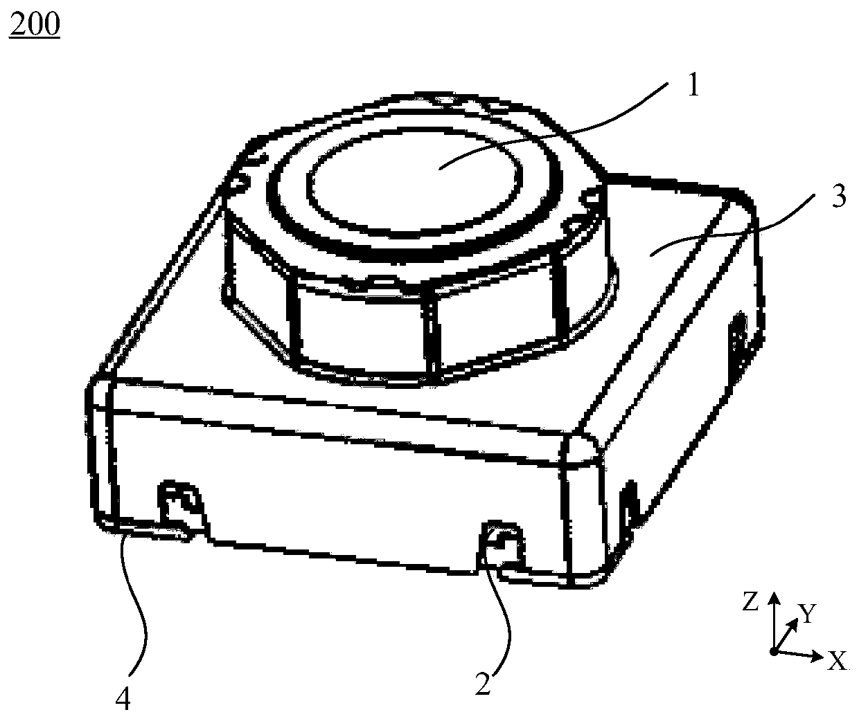 Motor assembly for driving liquid lens, camera module and electronic equipment