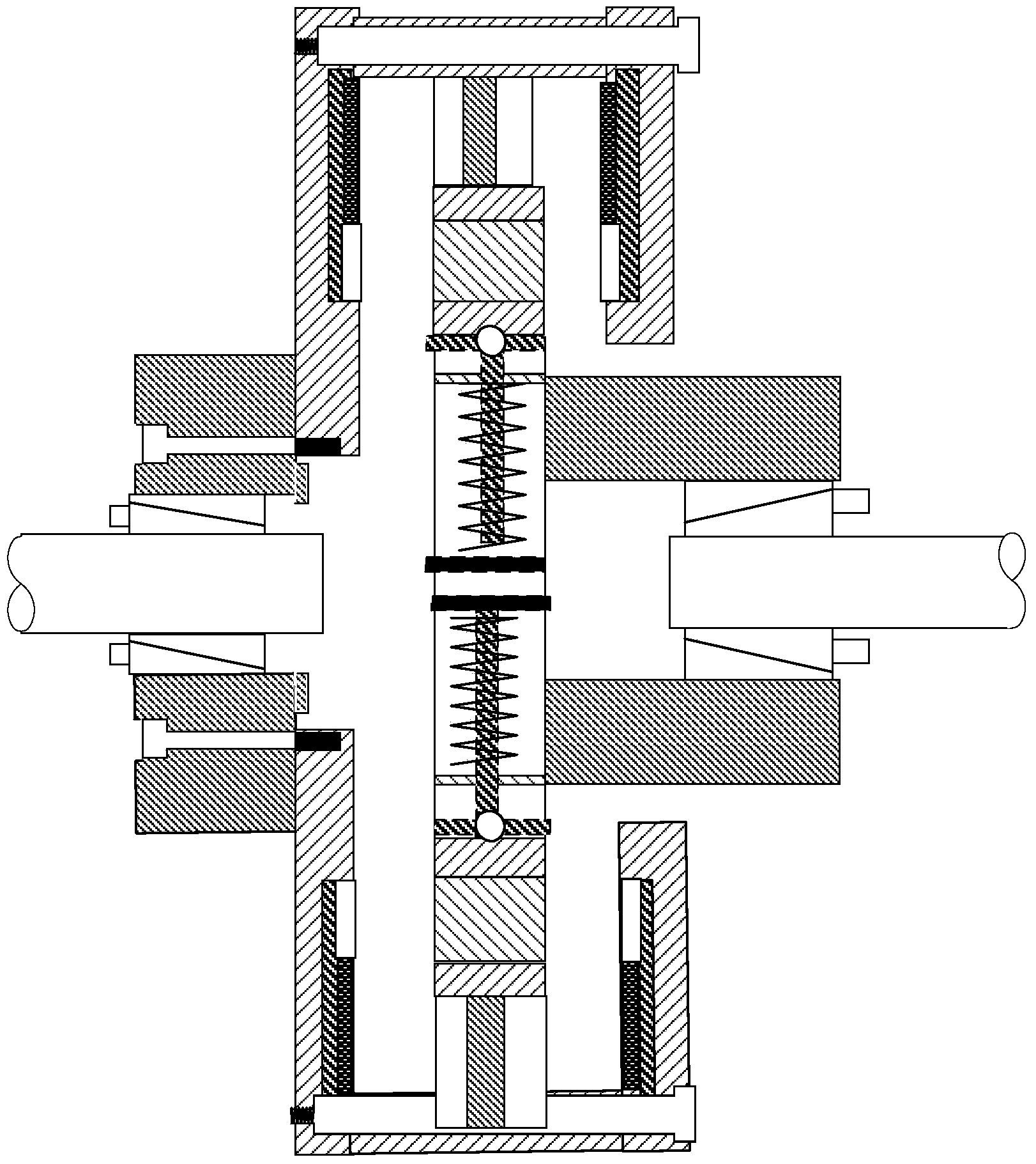 Permanent magnetic transmission coupler of wind generating set and generator rotor temperature measuring method