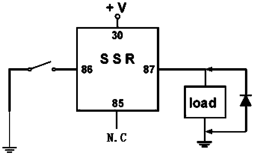 Vehicle solid-state relay