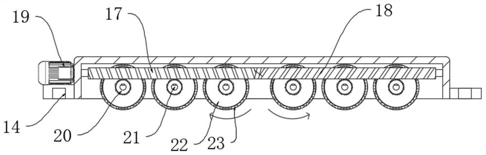 Winding device for fiber fabric processing
