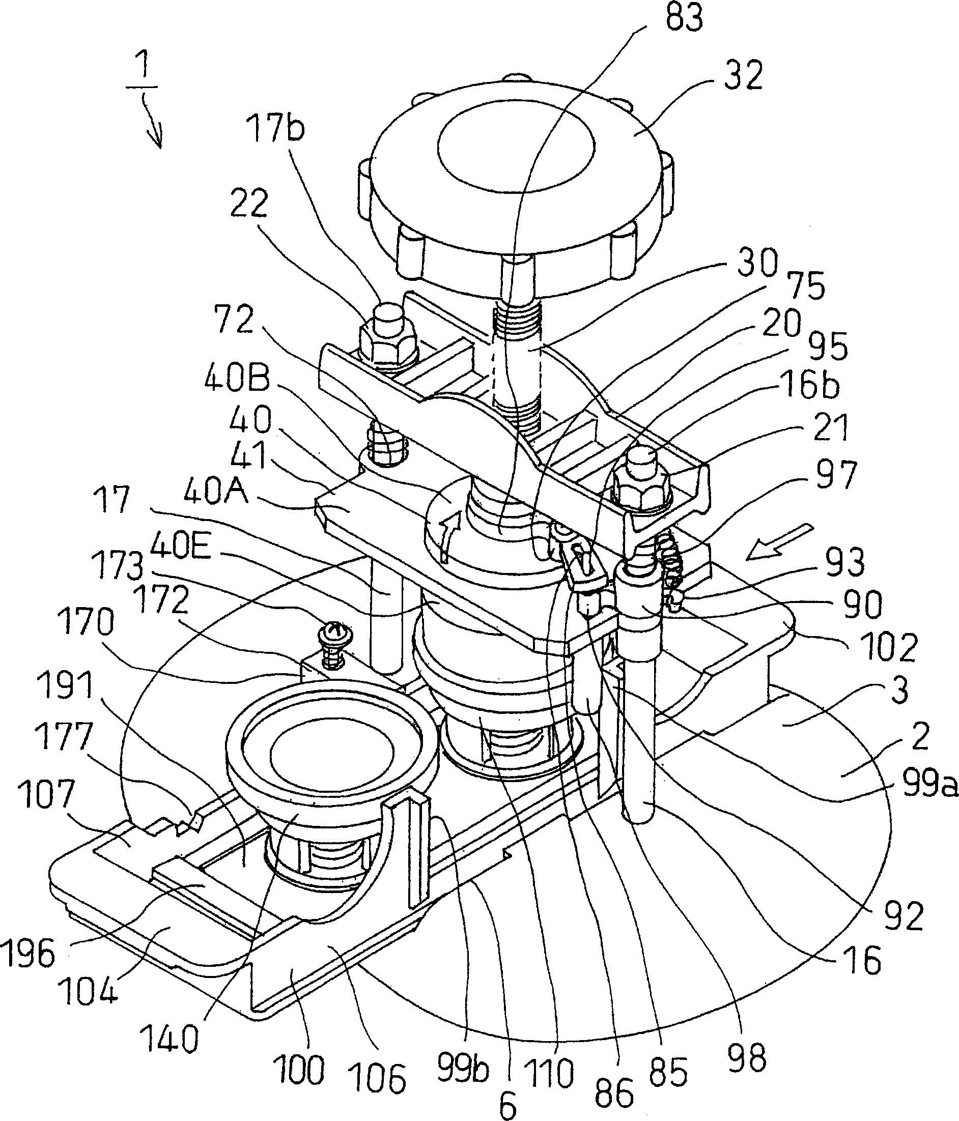 Batch production device, batch, and press form mounting method in batch production device