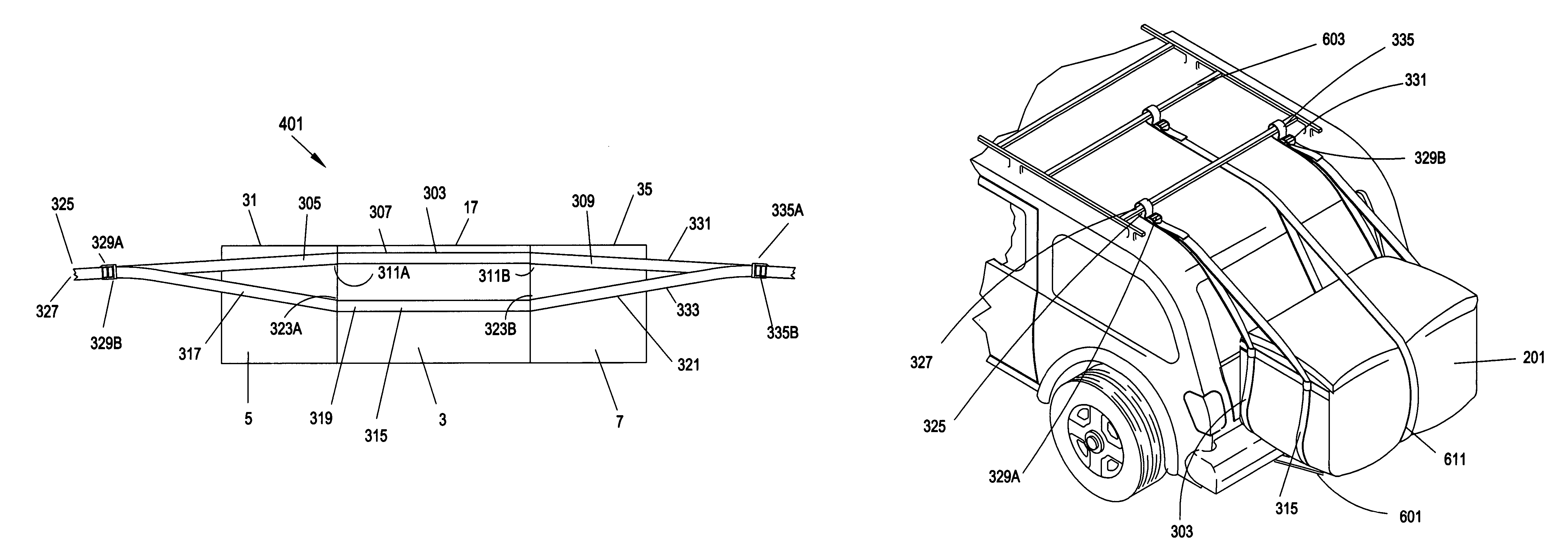 Vehicle, auxiliary baggage carrier