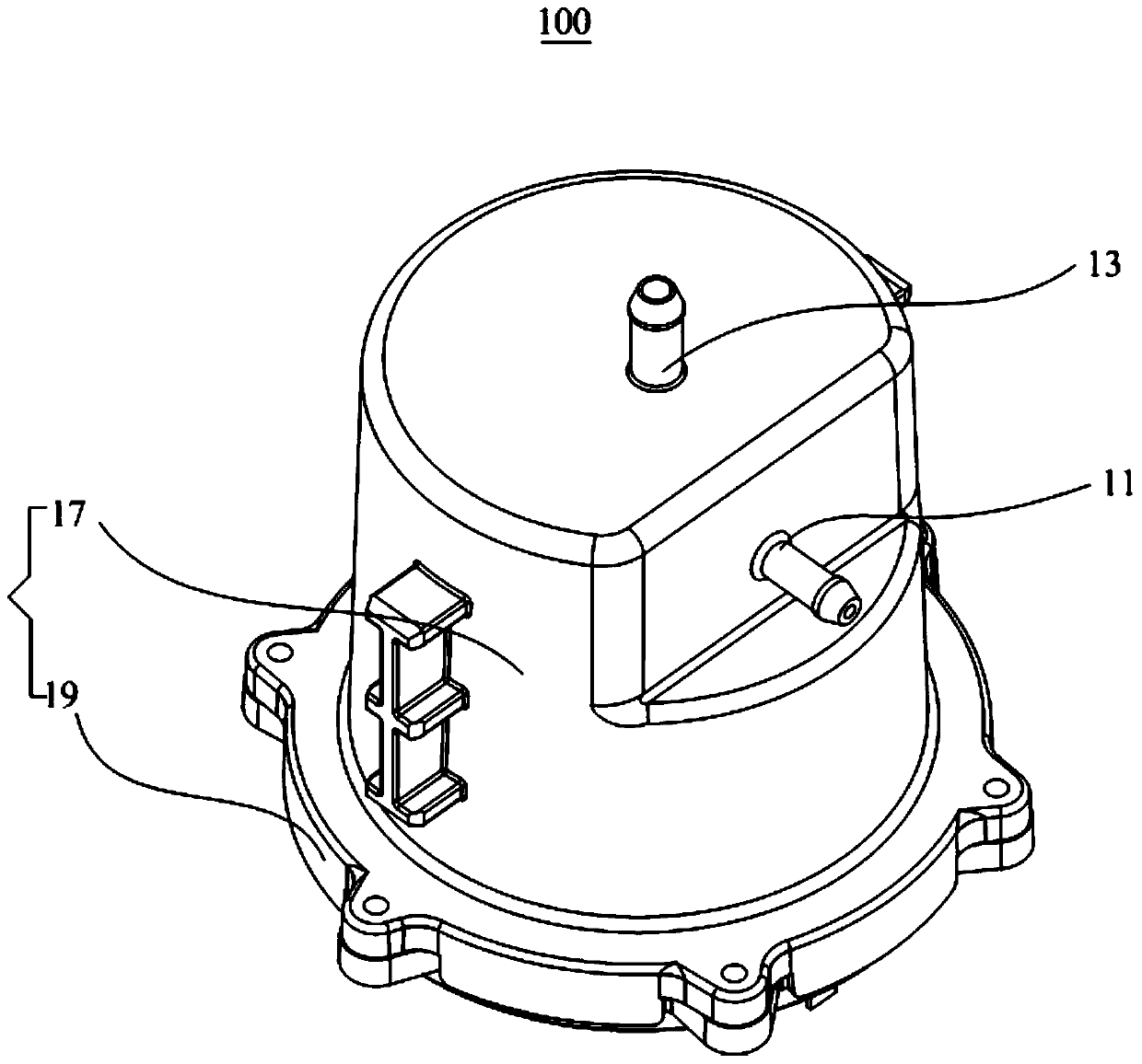 Vapor generator and ironing equipment