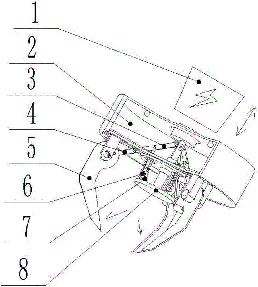 Electromagnetic mechanical gripper device