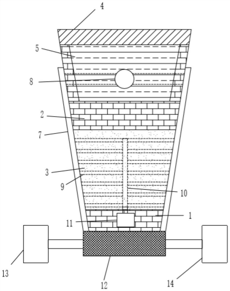 Centralized seepage drainage device for tailing pond and seepage drainage method thereof