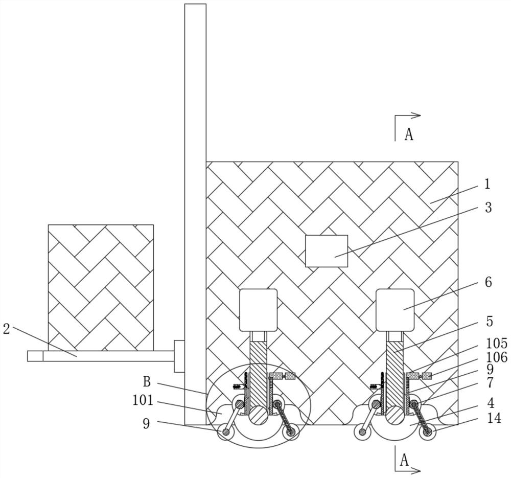 Industrial intelligent carrying stacking machine based on artificial intelligence Internet of Things