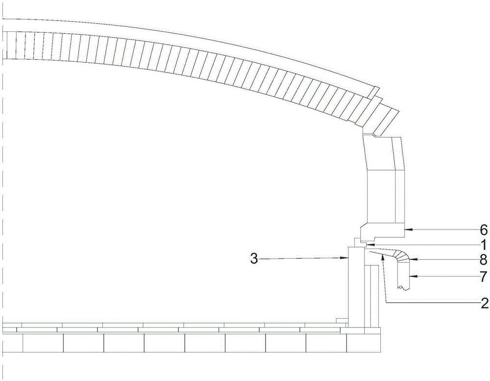 A Furnace Pool Structure for Reinforced Fiber Glass Melting Furnace