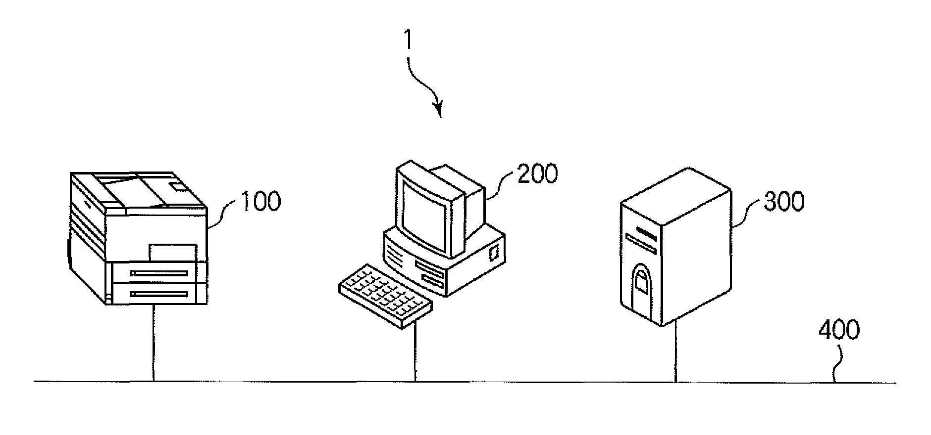 Image forming apparatus and image forming system with power-saving mode