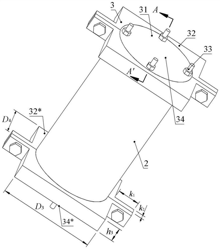 Low-equivalent toxic explosive air bag recovery type explosion-proof structures