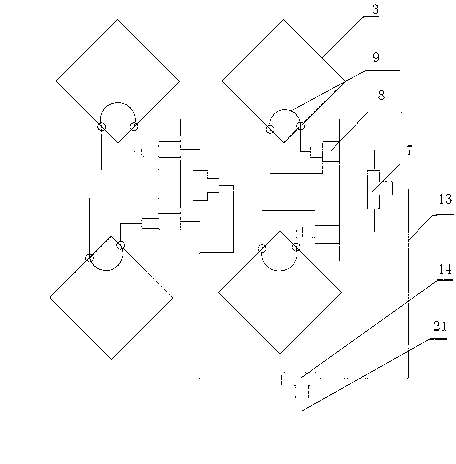 Diamond array digital television antenna and manufacturing method thereof