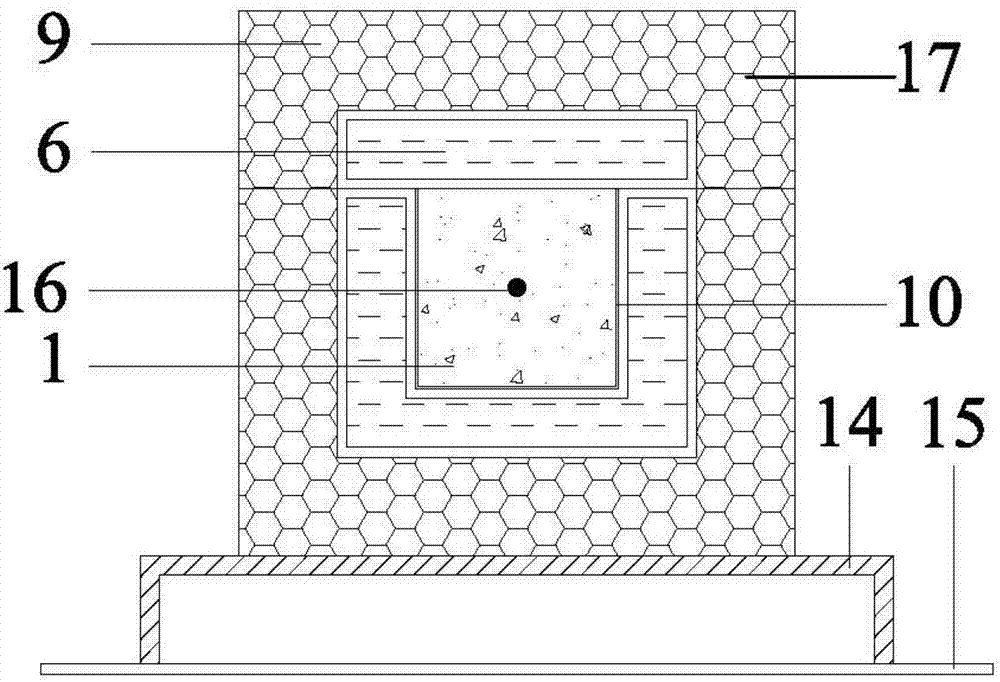 Measuring system for self-constriction of early-age concrete