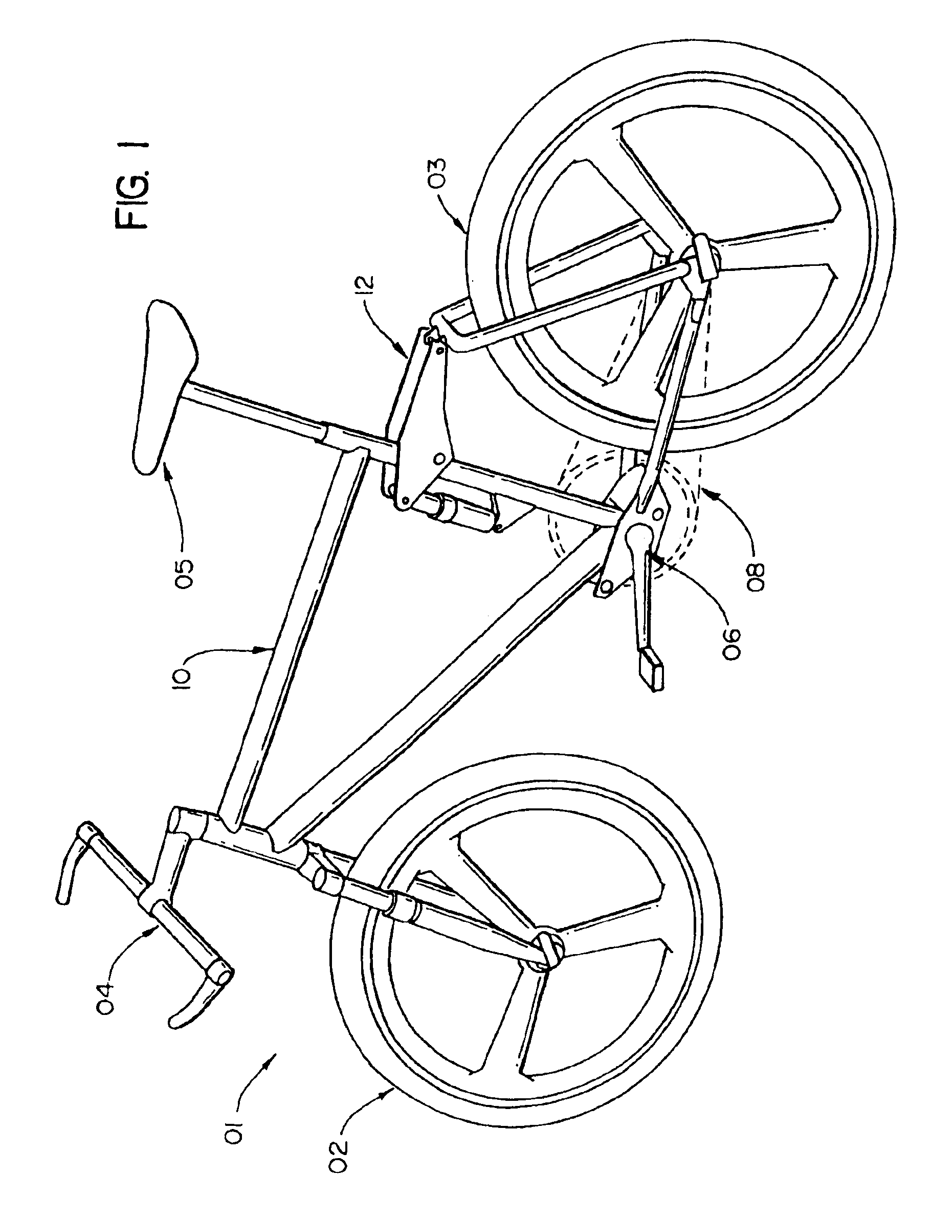 Bicycle wheel travel path for selectively applying chainstay lengthening effect and apparatus for providing same