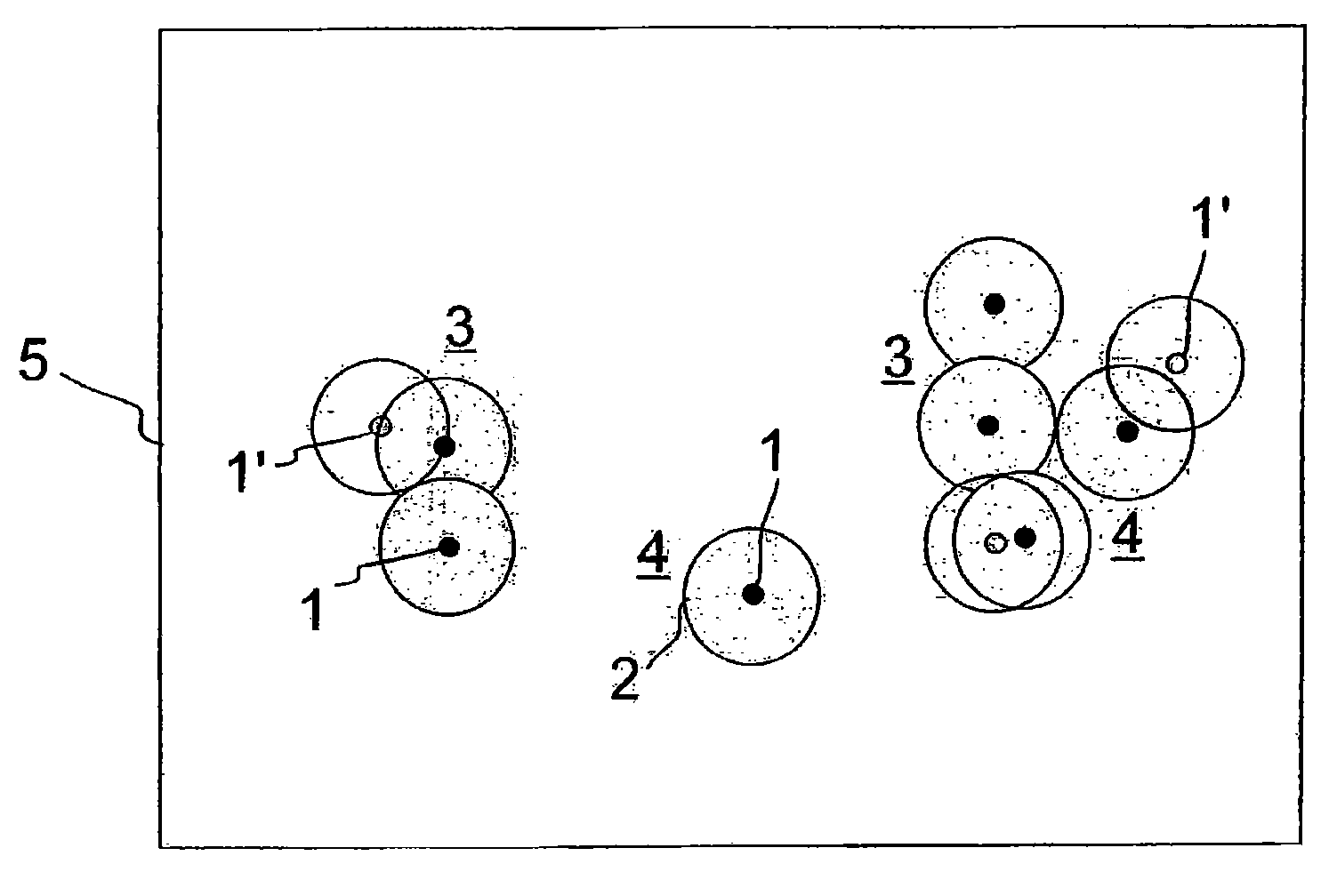 High-resolution microscope and method for determining the two- or three-dimensional positions of objects