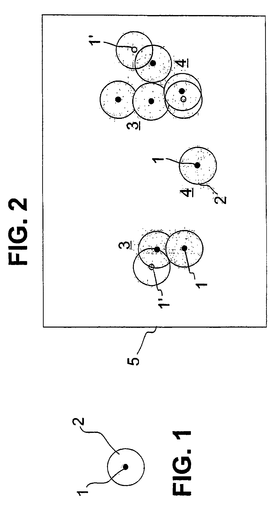 High-resolution microscope and method for determining the two- or three-dimensional positions of objects