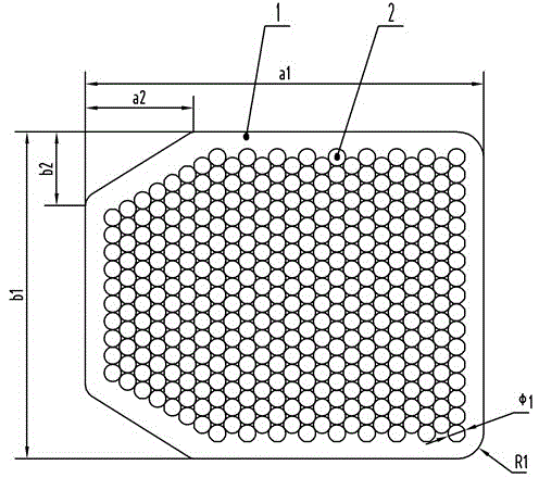 Ceramic small cylinder bullet-proof inserting plate