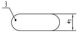 Ceramic small cylinder bullet-proof inserting plate