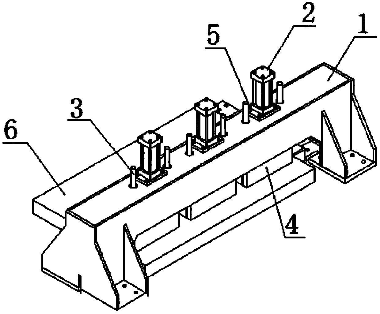 Compaction device of large circular sawing machine