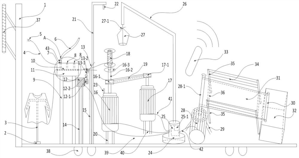 Wool processing device