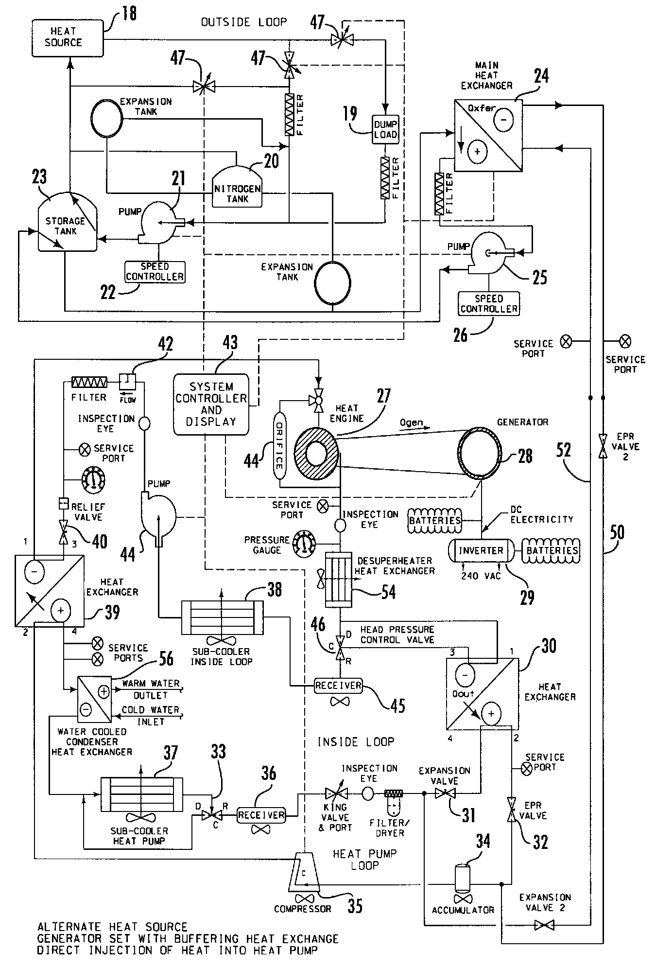 Thermodynamic power generation system