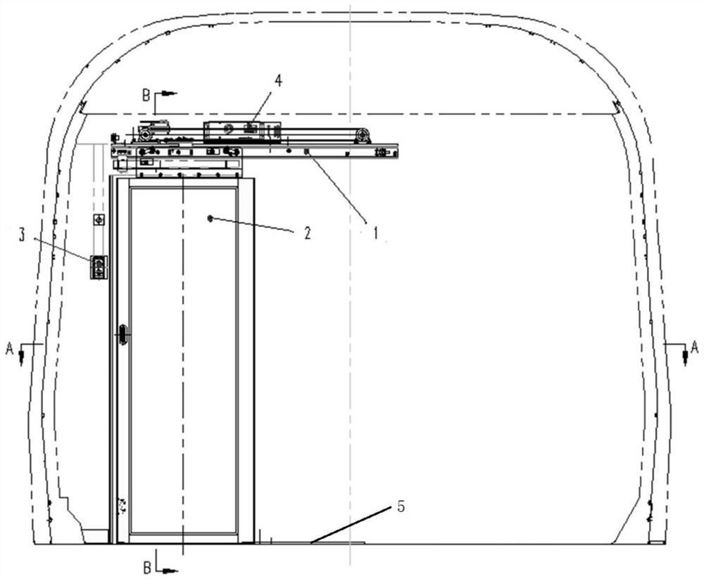 Sound insulation door, door control driving mechanism, control method and railway vehicle