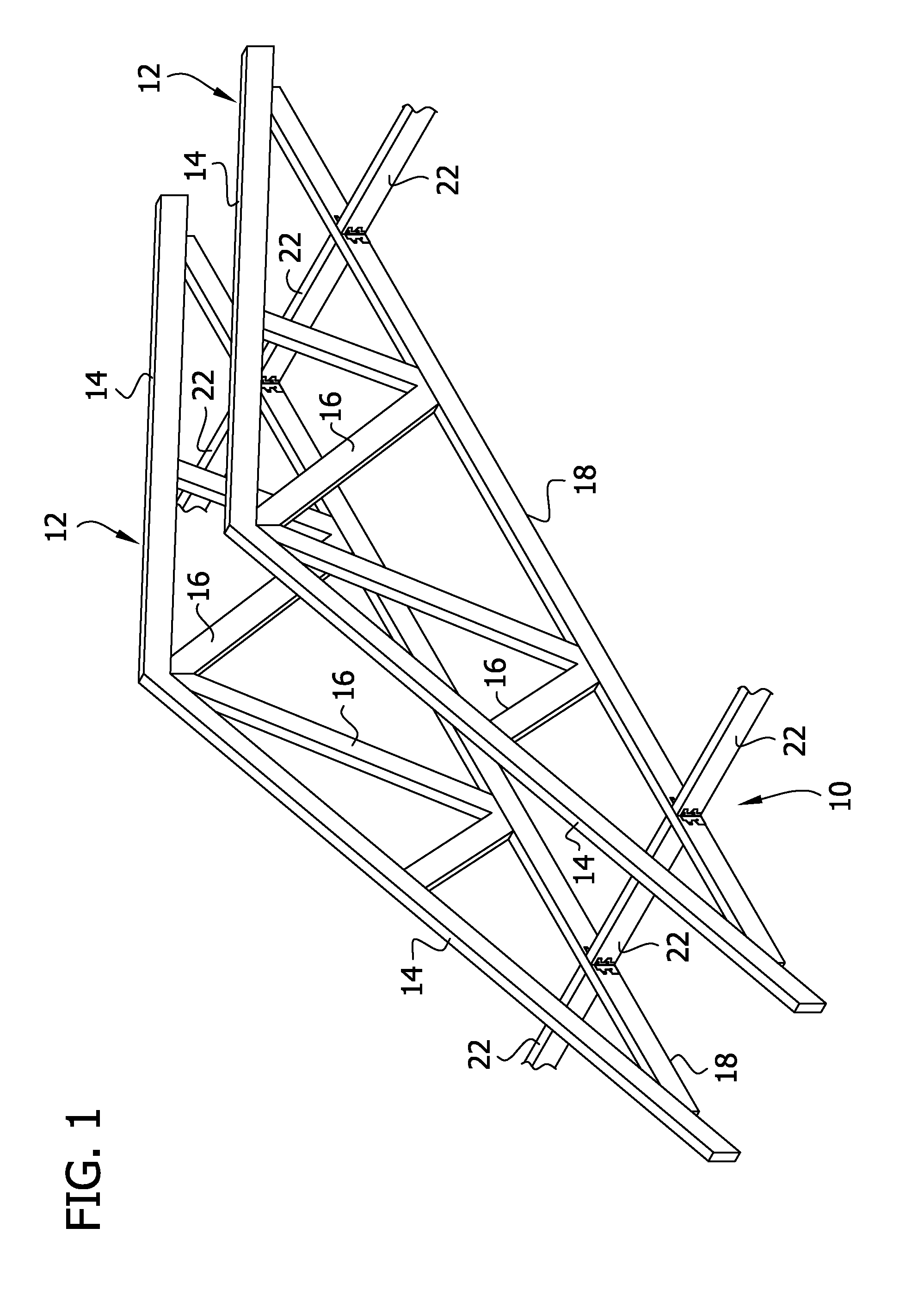 Saddle hanger for a structure