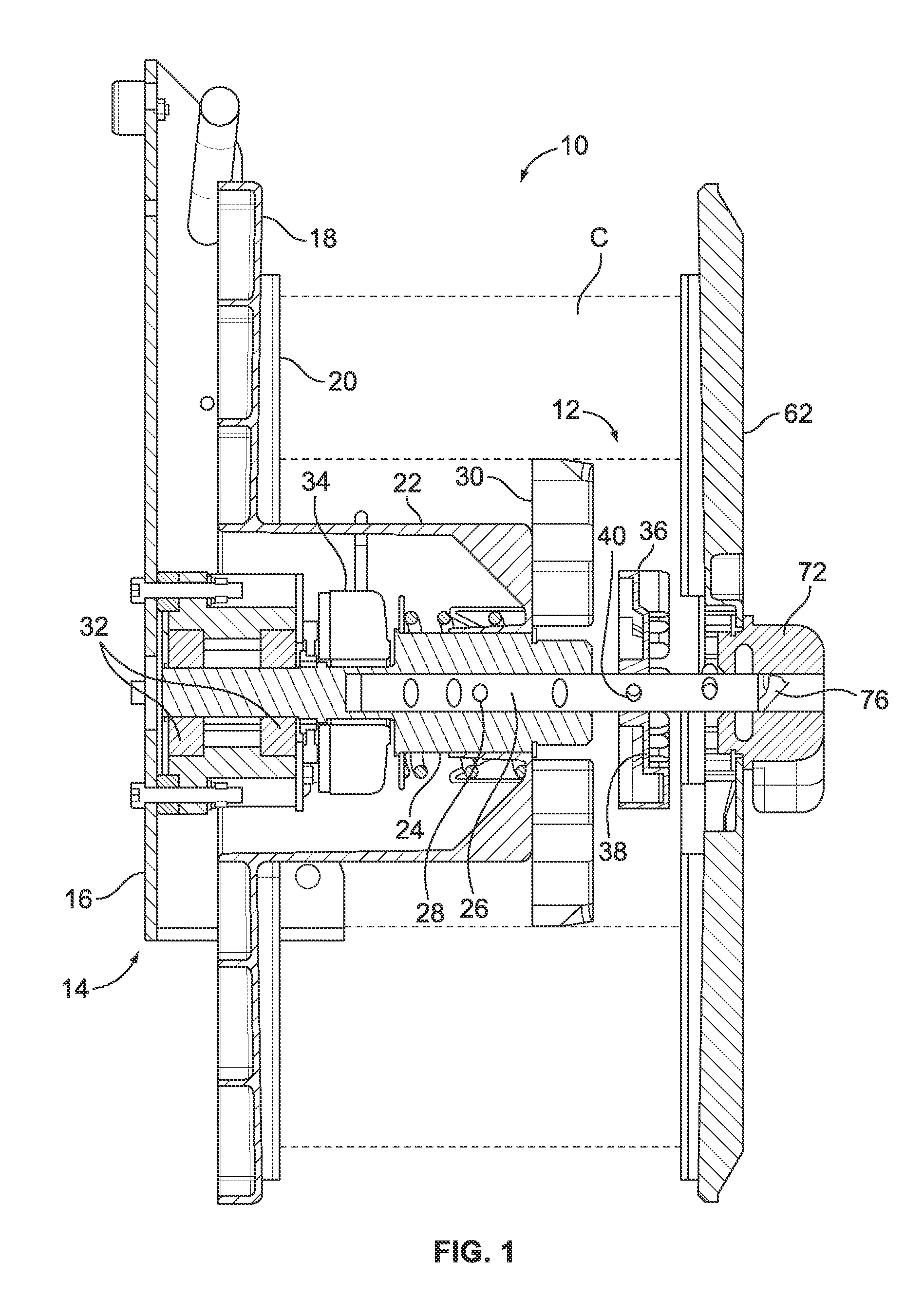 Anti-rotation system for strap dispenser outer flange