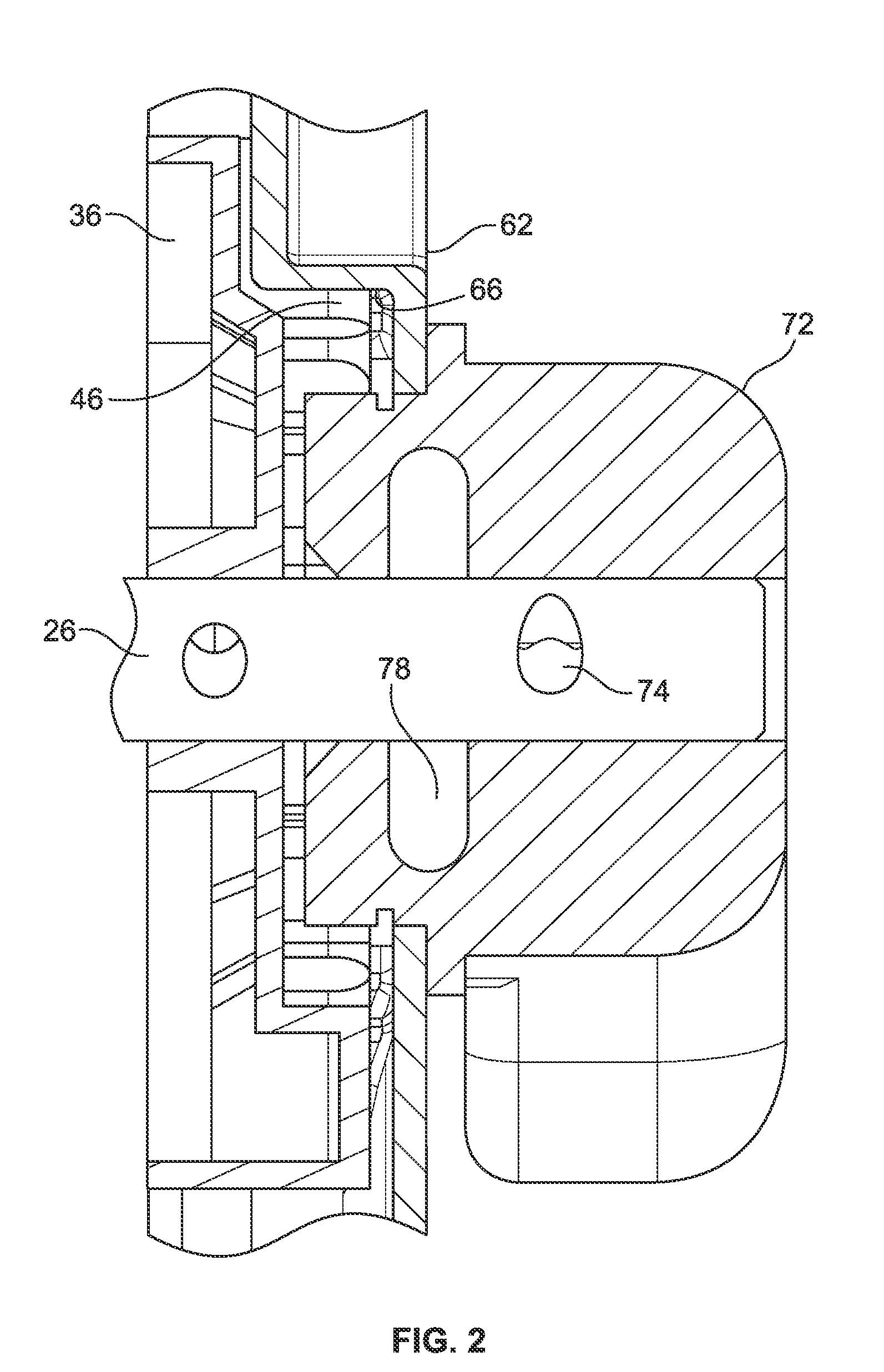 Anti-rotation system for strap dispenser outer flange