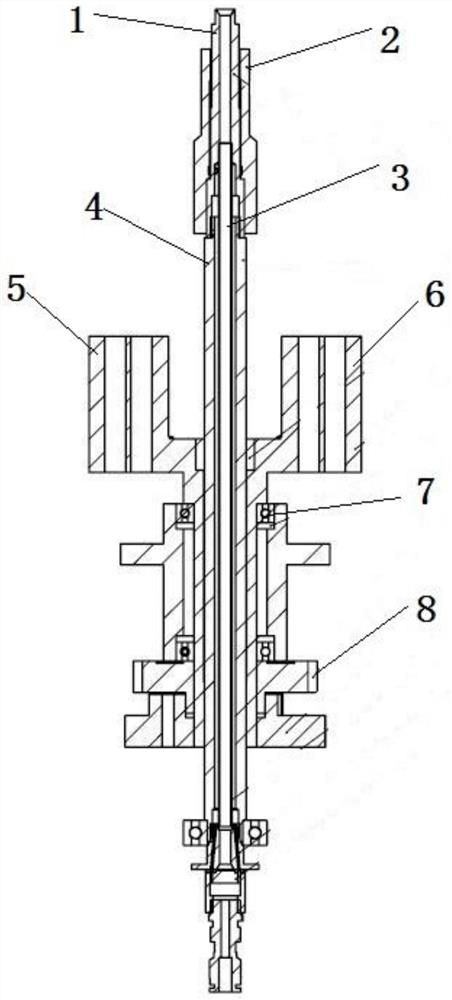 Filament lamp sealing and removing device and method