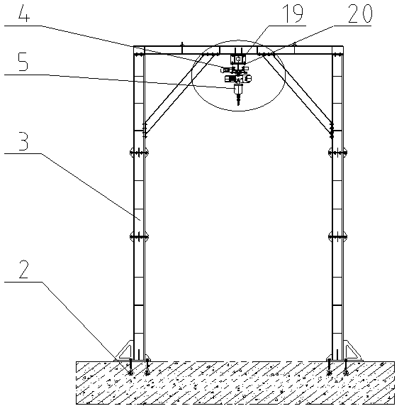 Segment mounting system applied to vertical shaft construction