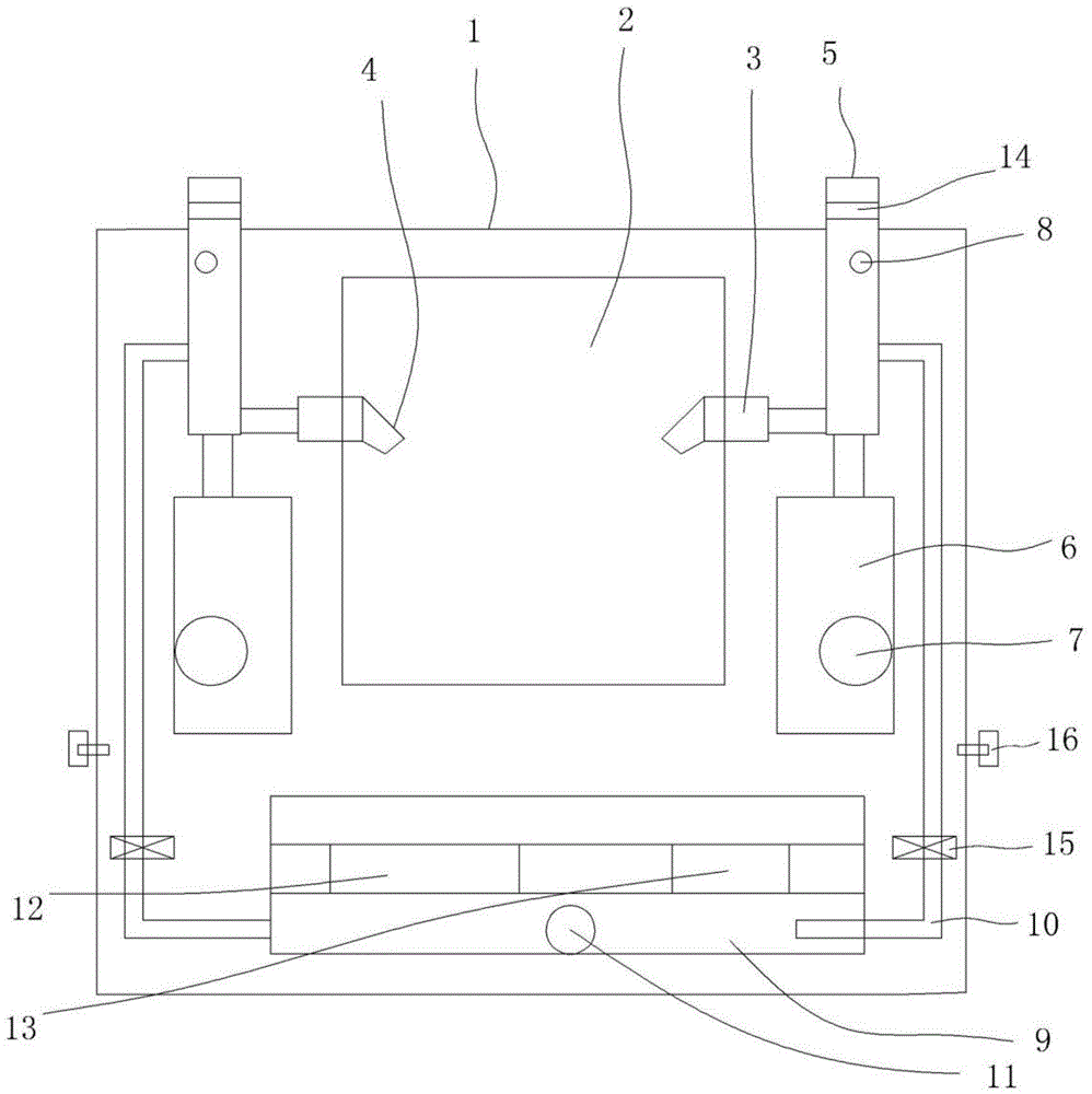 Device for disinfecting and lavaging medical instruments