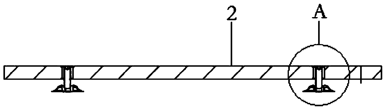 Fabricated concrete overhead ground mounting structure and mounting method
