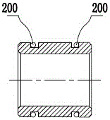 Molybdenum alloy cage motor union piston vibration elimination rinse equipment