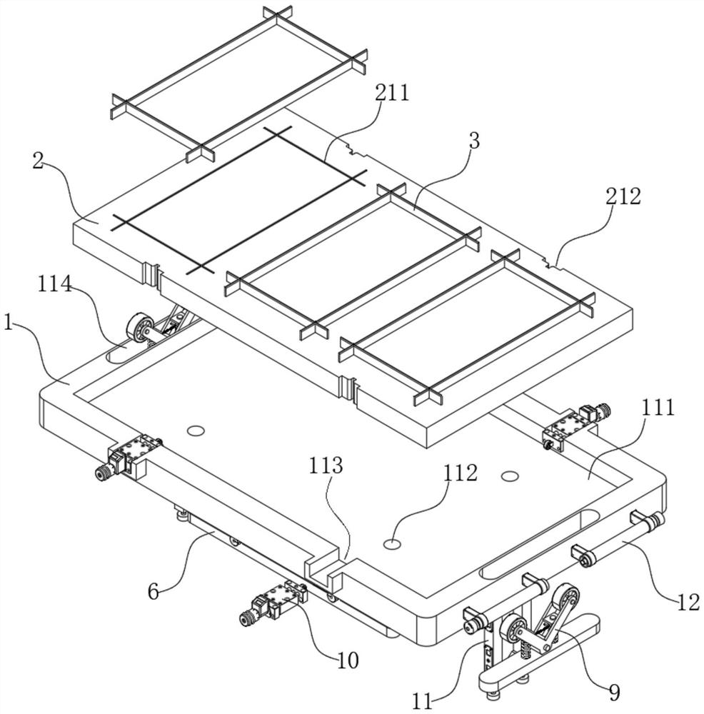 Upper die-cutting plate of die-cutting machine and die-cutting machine