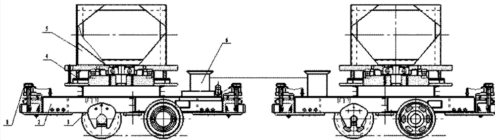 A method for transporting railway railways in underground mines and railway transportation vehicles