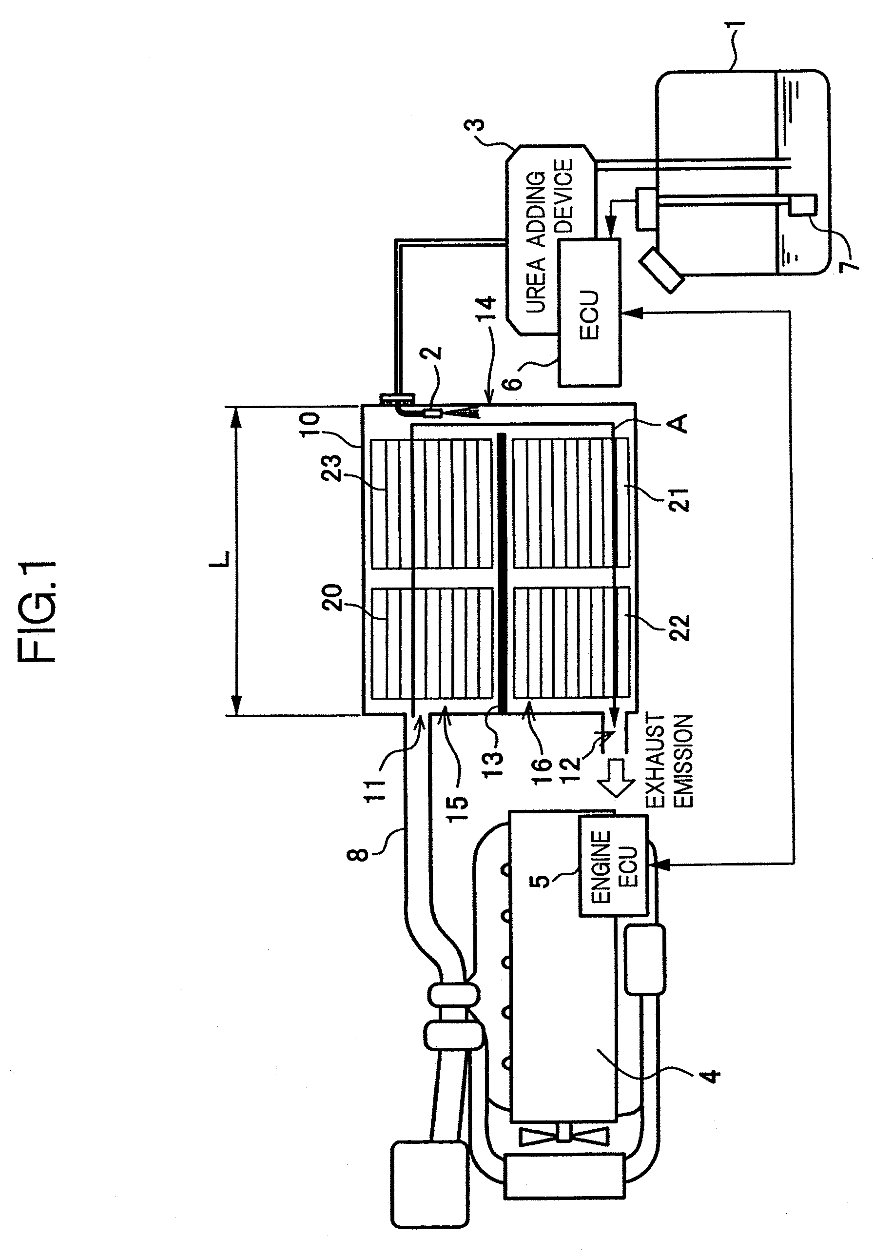 Exhaust emission purifying apparatus