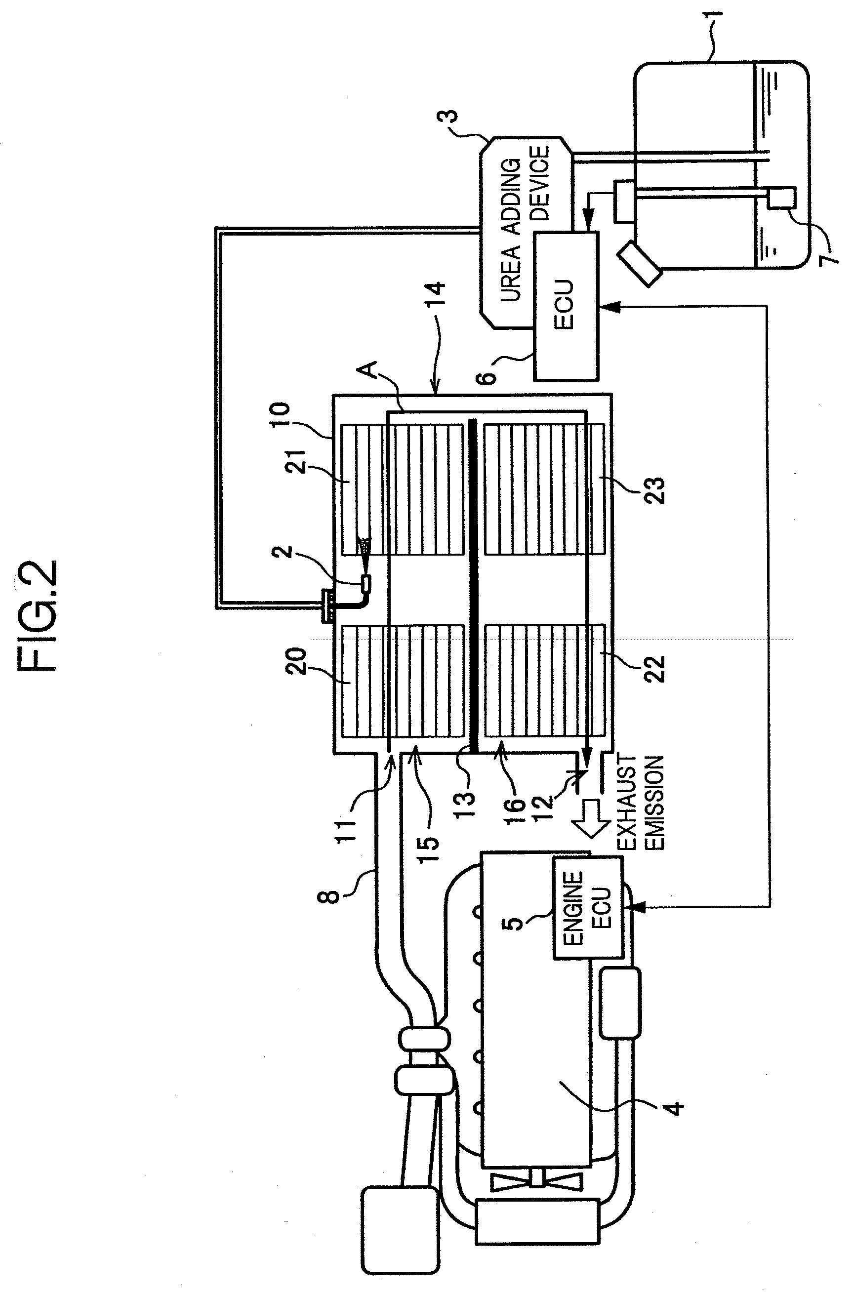 Exhaust emission purifying apparatus