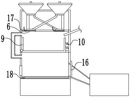 Chicken foot mixing device