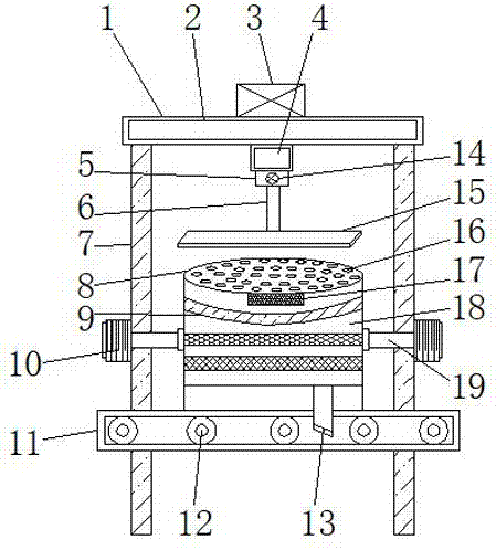 Granulating device for producing zinc oxide particles