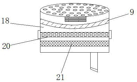 Granulating device for producing zinc oxide particles