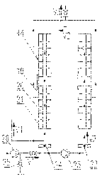 Continuous circulating pipe membrane bioreactor