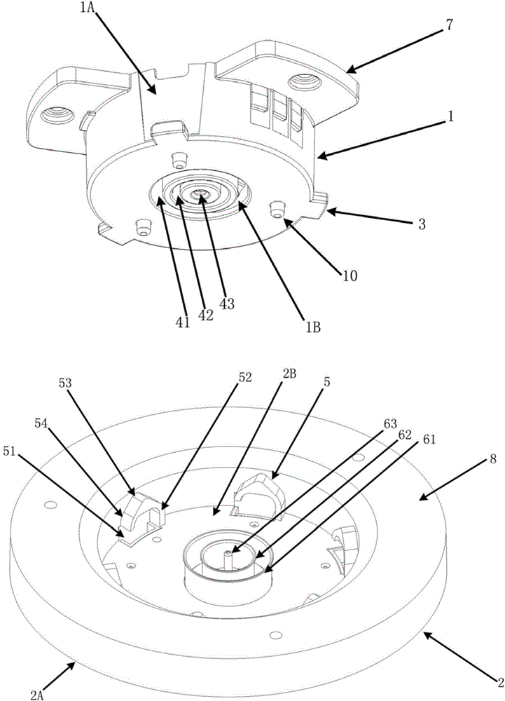 Lamp fixing base, lamp connecting base and lamp fixing device