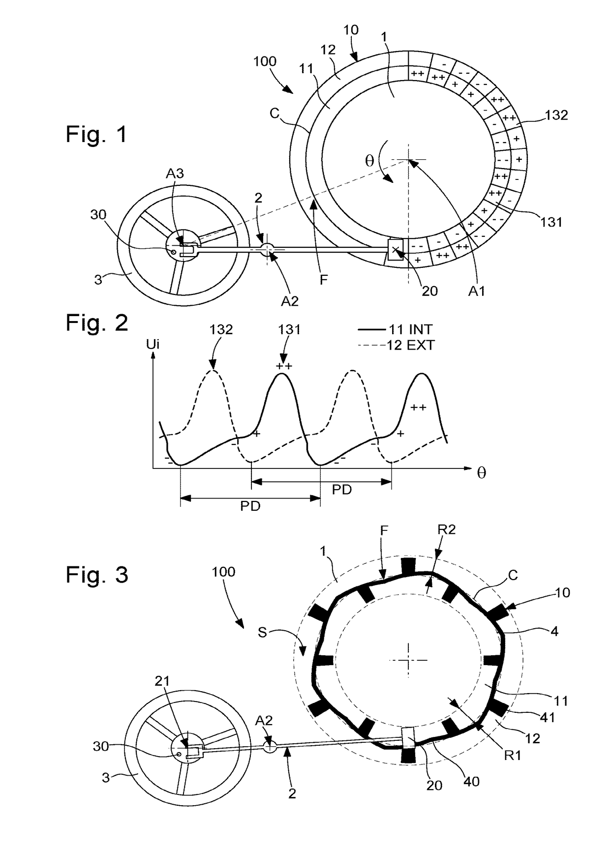 Magnetic escape wheel set for timepieces