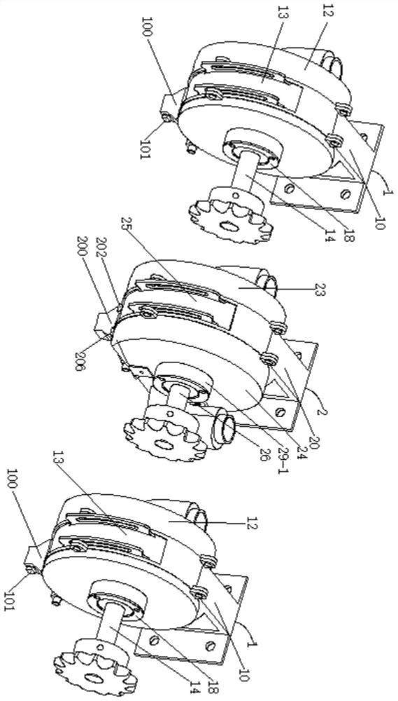 A kind of corn missed sowing and reseeding device and control method